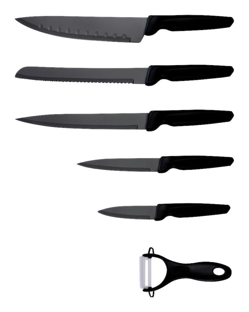 MICHELINO Messerset Messerset_Michelino_6tlg. - schwarz - MICHELINO