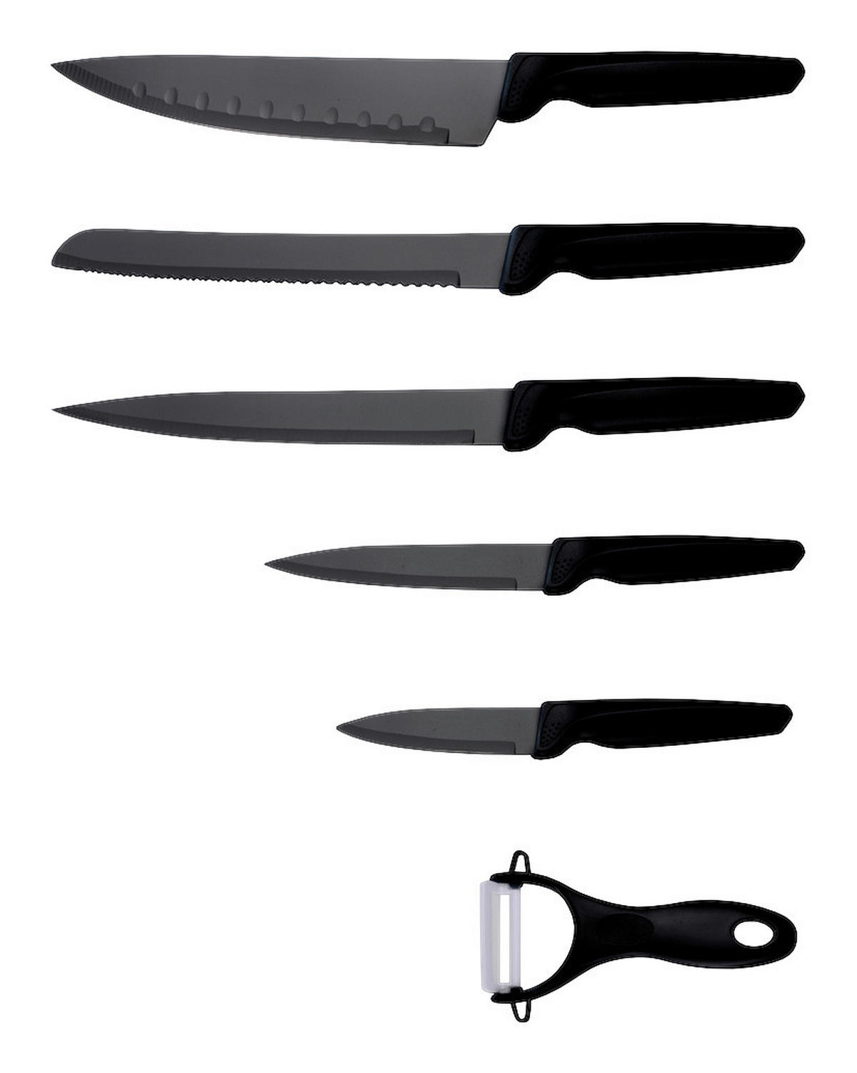 MICHELINO Messerset Messerset_Michelino_6tlg. - schwarz - MICHELINO