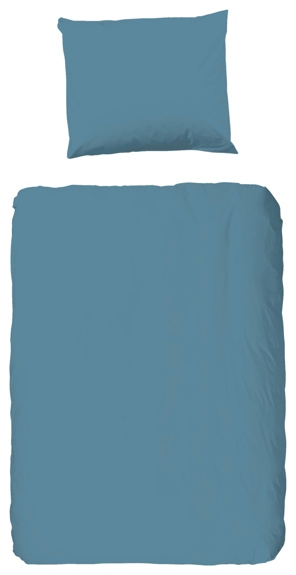Baumwoll Bettwäsche Bettwäsche-Baumwolle - blau (100,00/135,00cm) - Good Morning