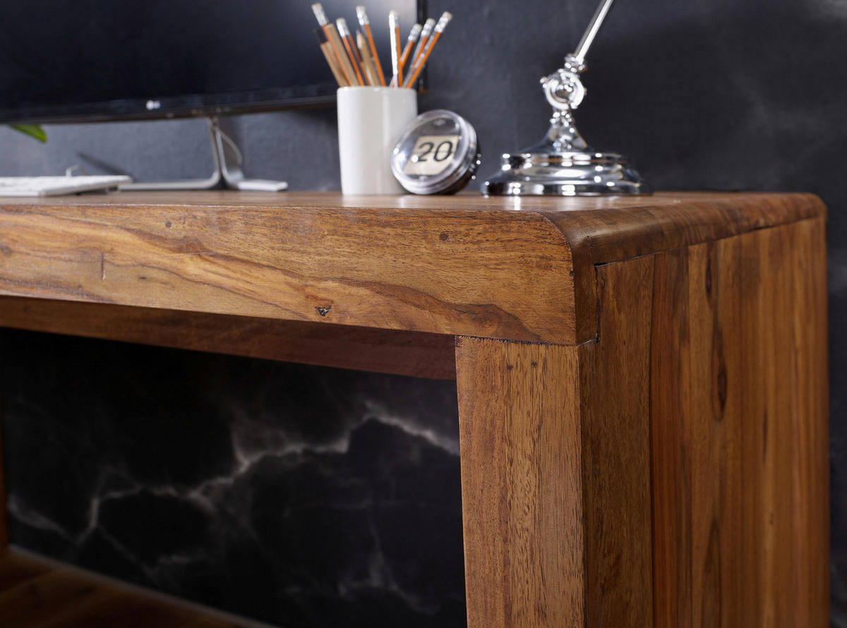 Schreibtisch natur B/H/T: ca. 140x76x80 cm Schreibtisch - natur (140,00/76,00/80,00cm) - Wohnling