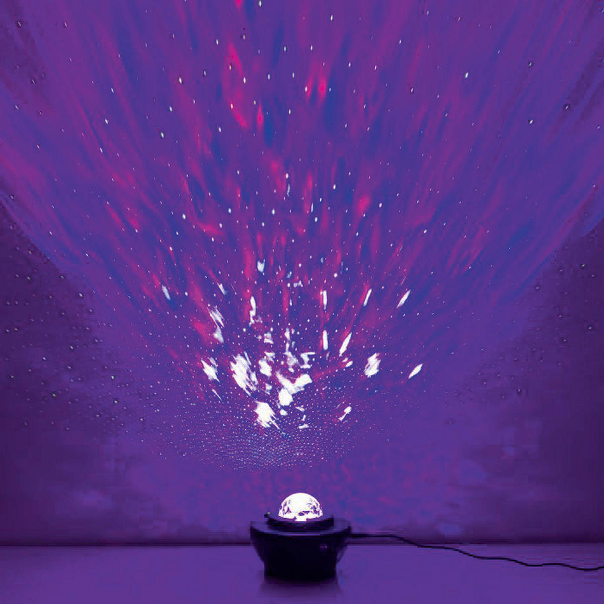 Näve Leuchten Water LED Projector NV5273261 schwarz Kunststoff B/H: ca. 16,2x16,2 cm Athmospheric Galaxy - schwarz (16,20/16,20cm) - Näve Leuchten