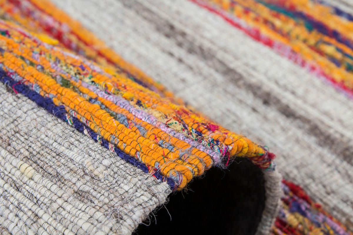 Kayoom Kurzflorteppich Duarte 210 creme B/L: ca. 160x230 cm Duarte 210 - creme/rot (160,00/230,00cm) - Kayoom