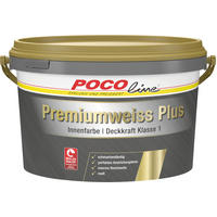 POCOline Raumfarbe Premium Plus weiß ca. 10 l Premium Plus - weiß (10,00l) - POCOline
