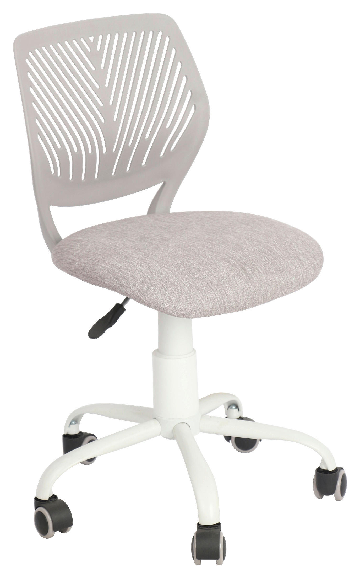 Drehstuhl Melina grau Melina - weiß/grau (49,50/75,00/49,50cm)
