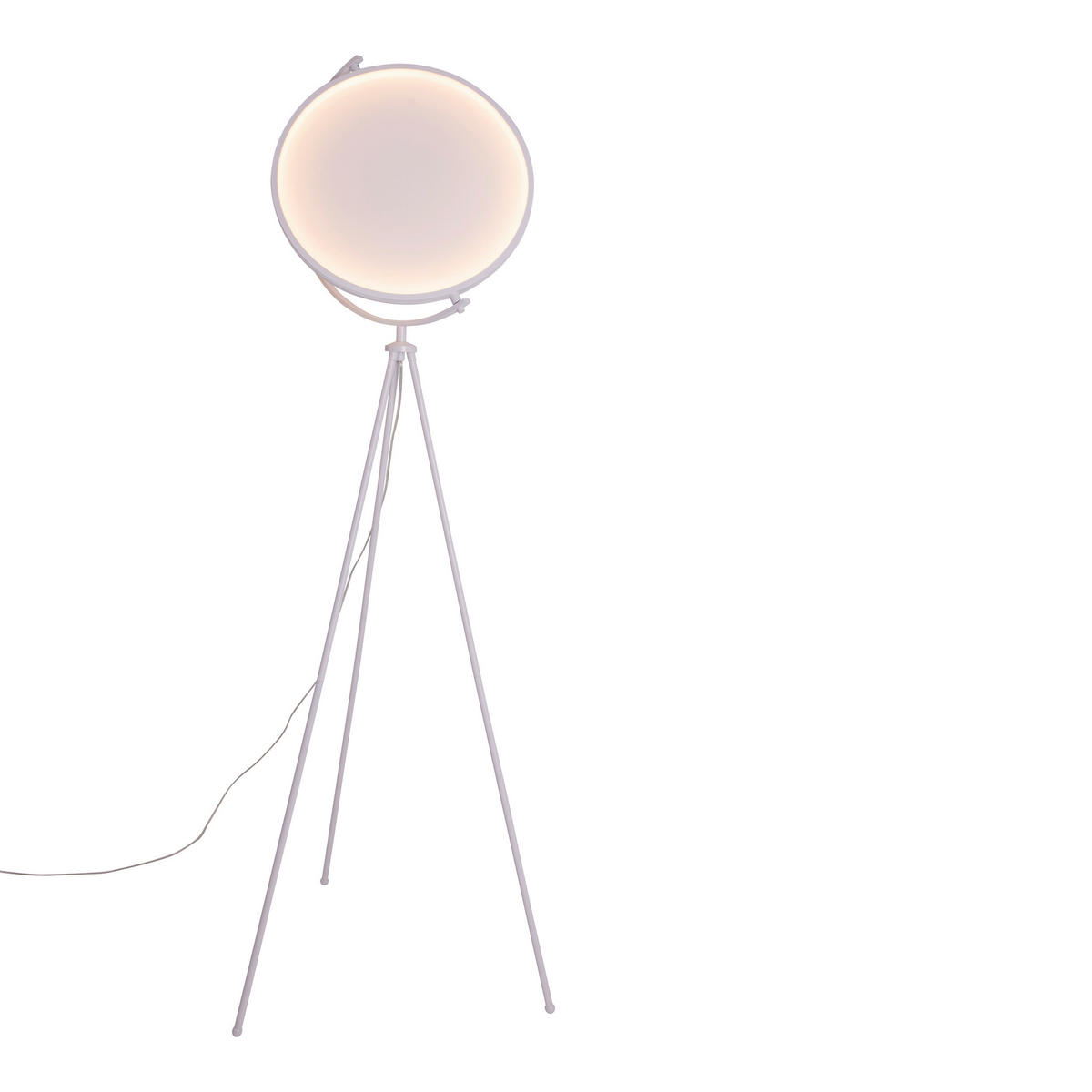 Näve Leuchten LED-Leuchten 2082423 weiß Textil Kunststoff Metall B/H/T: ca. 41x156x41 cm 1 Brennstellen Munega - weiß (41,00/156,00/41,00cm) - Näve Leuchten