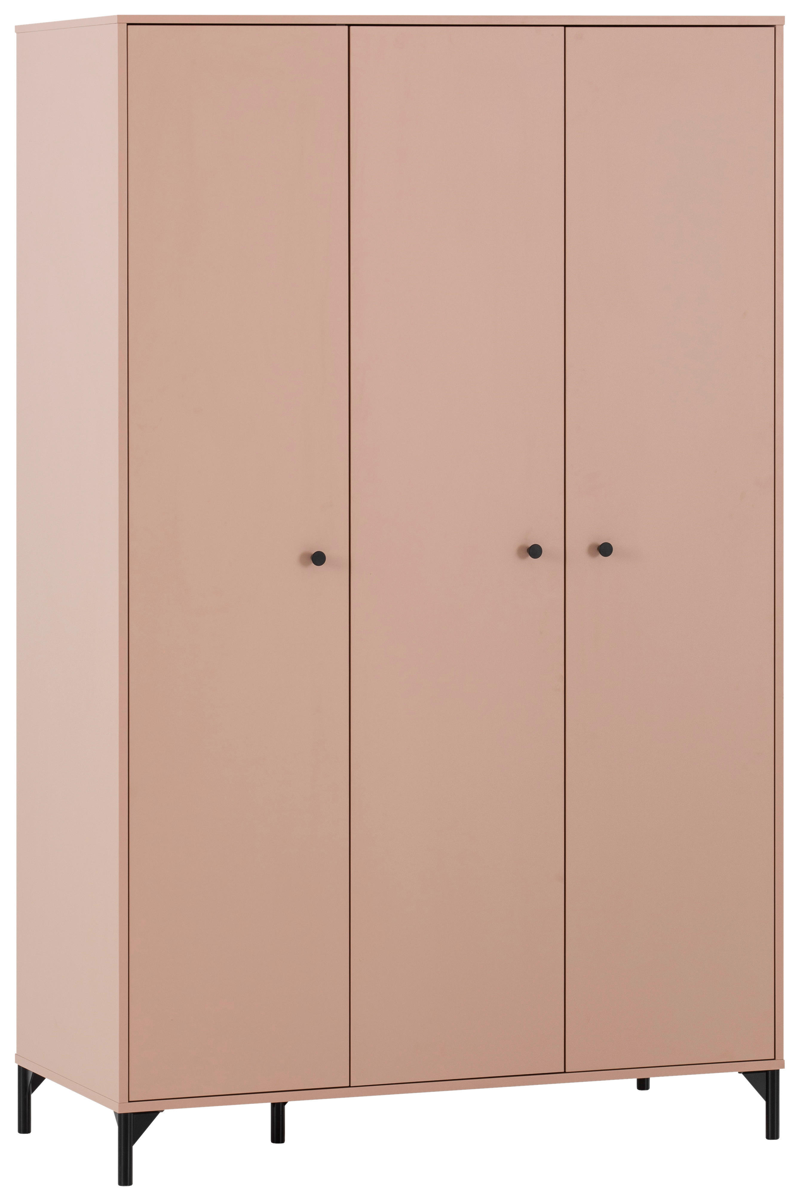 Kleiderschrank Smash apricot B/H/T: ca. 118,8x191,2x60 cm