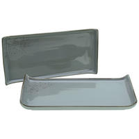CreaTable Servierplatte NATURE COLLECTION grau Steinzeug B/L: ca. 165x33 cm NATURE COLLECTION - grau (165,00/33,00cm) - CreaTable