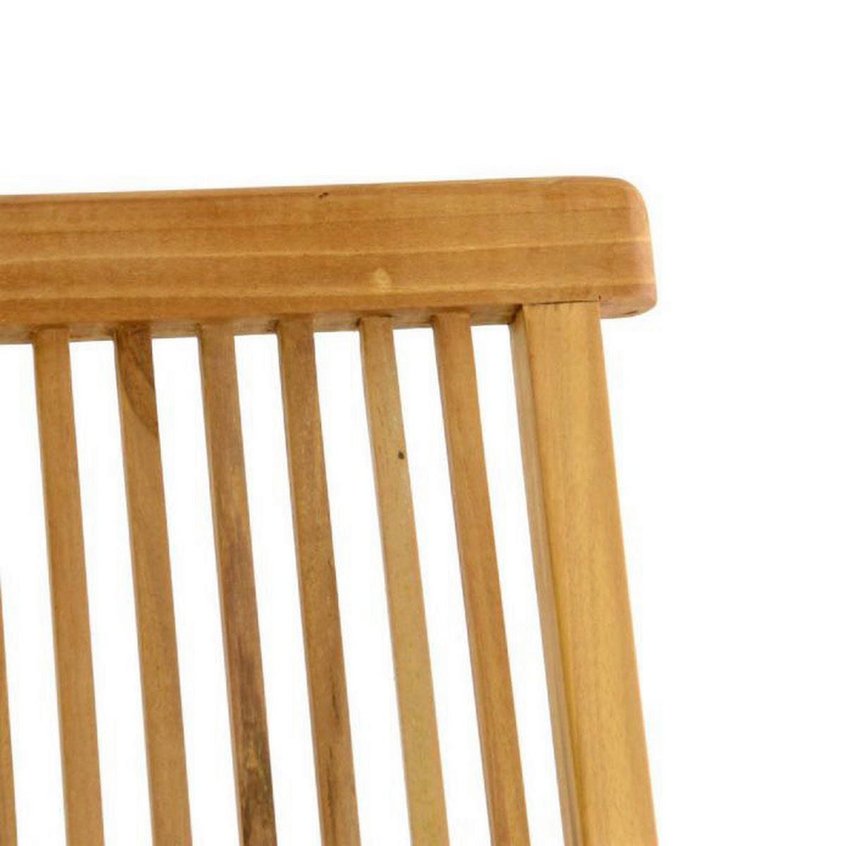 VCM Gartenstuhl 2er Set braun Teakholz B/H/T: ca. 57x89x62 cm 2er Set - braun (57,00/89,00/62,00cm) - VCM