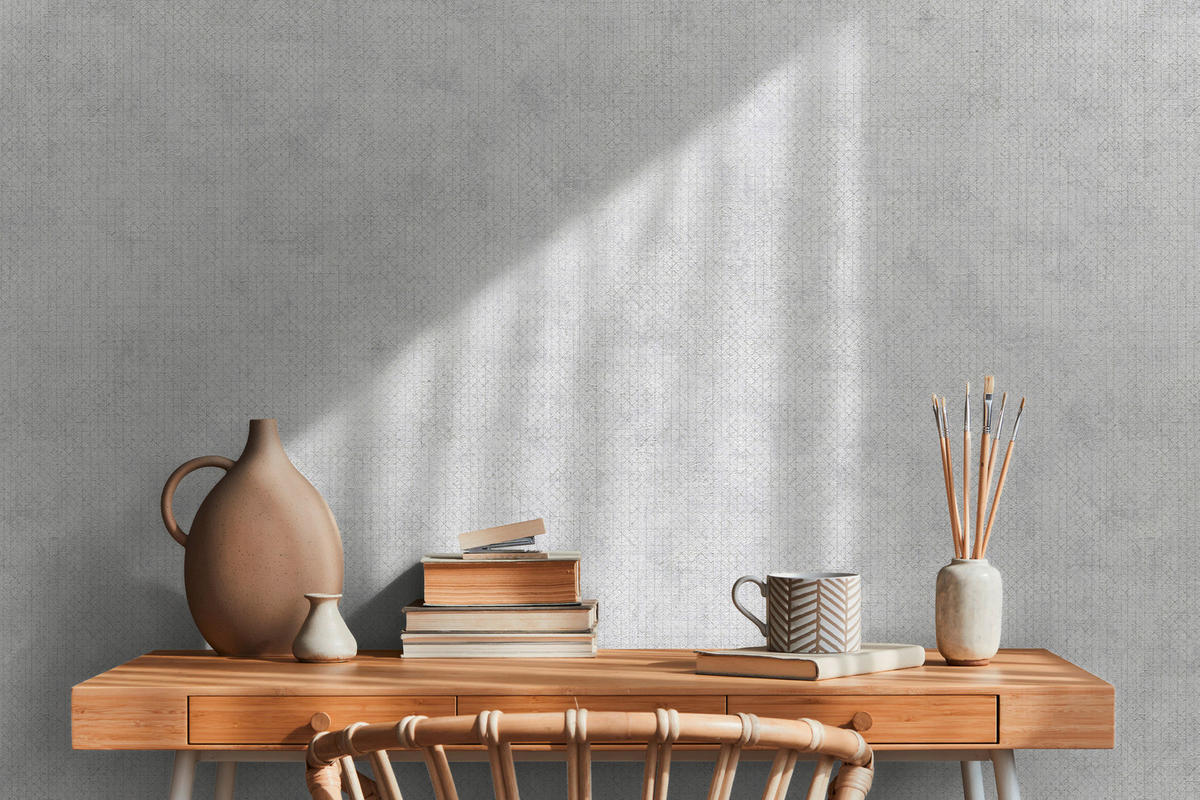 A.S.Création Vliestapete grau silber B/H/D: ca. 53x1005x8,6 cm Vliestapete - silber/grau (8,60/1005,00cm) - A.S.Creation