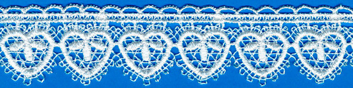 Macrameeborte Meterware Macrameeborte - weiß