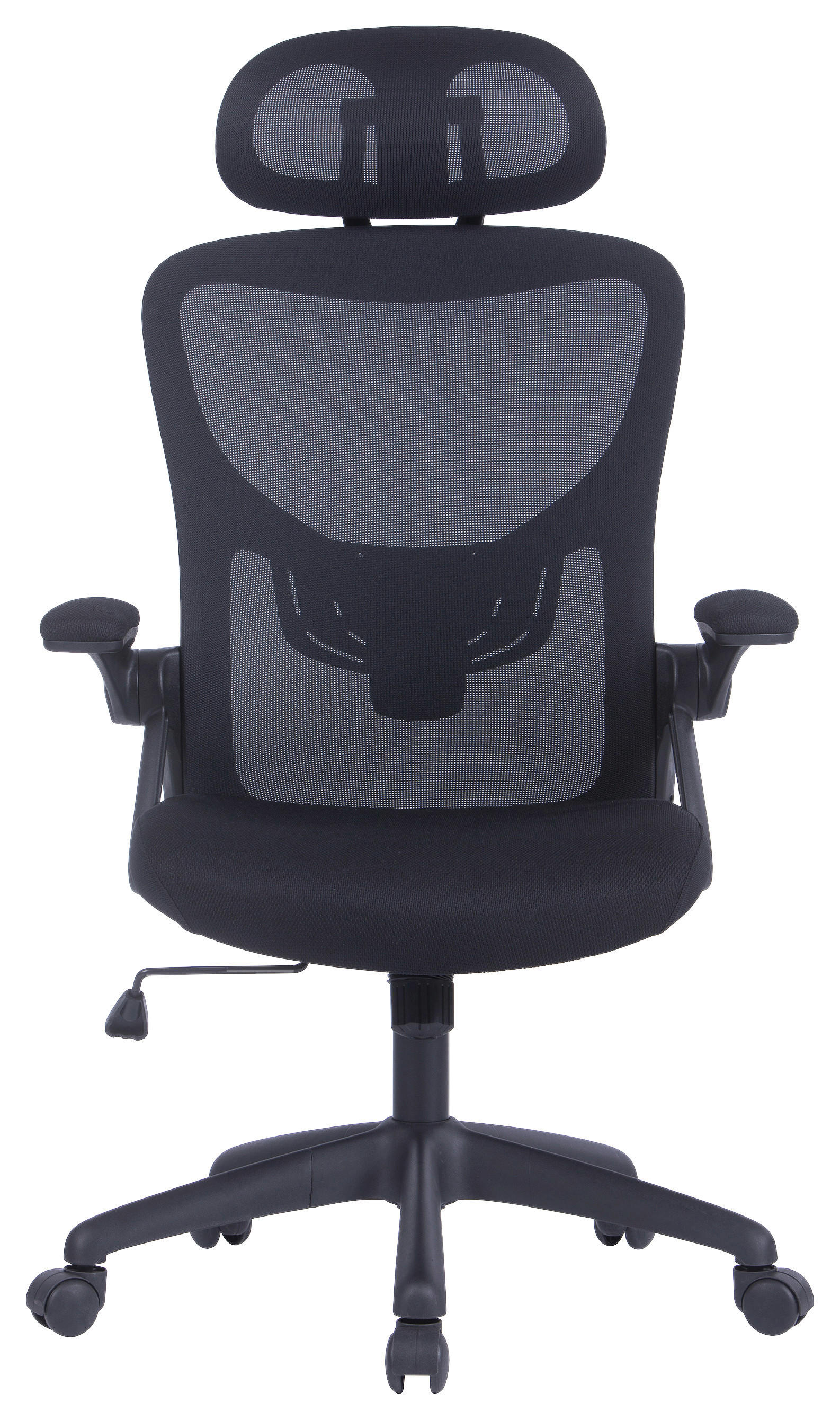 Chefsessel FLEX schwarz schwarz schwarz Webstoff Netzstoff Kunststoff FLEX - schwarz - byLIVING