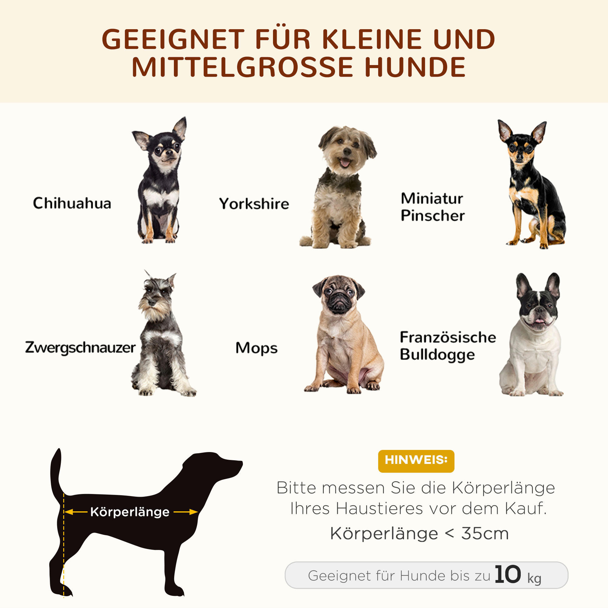 PawHut Hunde-Zubehör grau Polypropylen B/H/L: ca. 46x61x62 cm Hundebett - schwarz/grau (62,00/46,00/61,00cm) - PawHut