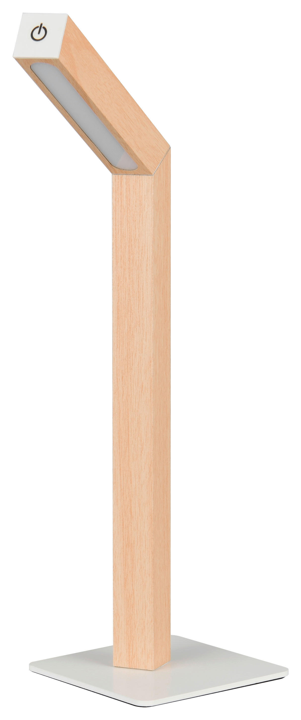 Reality LED Tischleuchte SKIP braun MDF B/H/T: ca. 11x37,5x14,5 cm 1 Brennstellen Skip - braun (11,00/37,50/14,50cm) - Reality