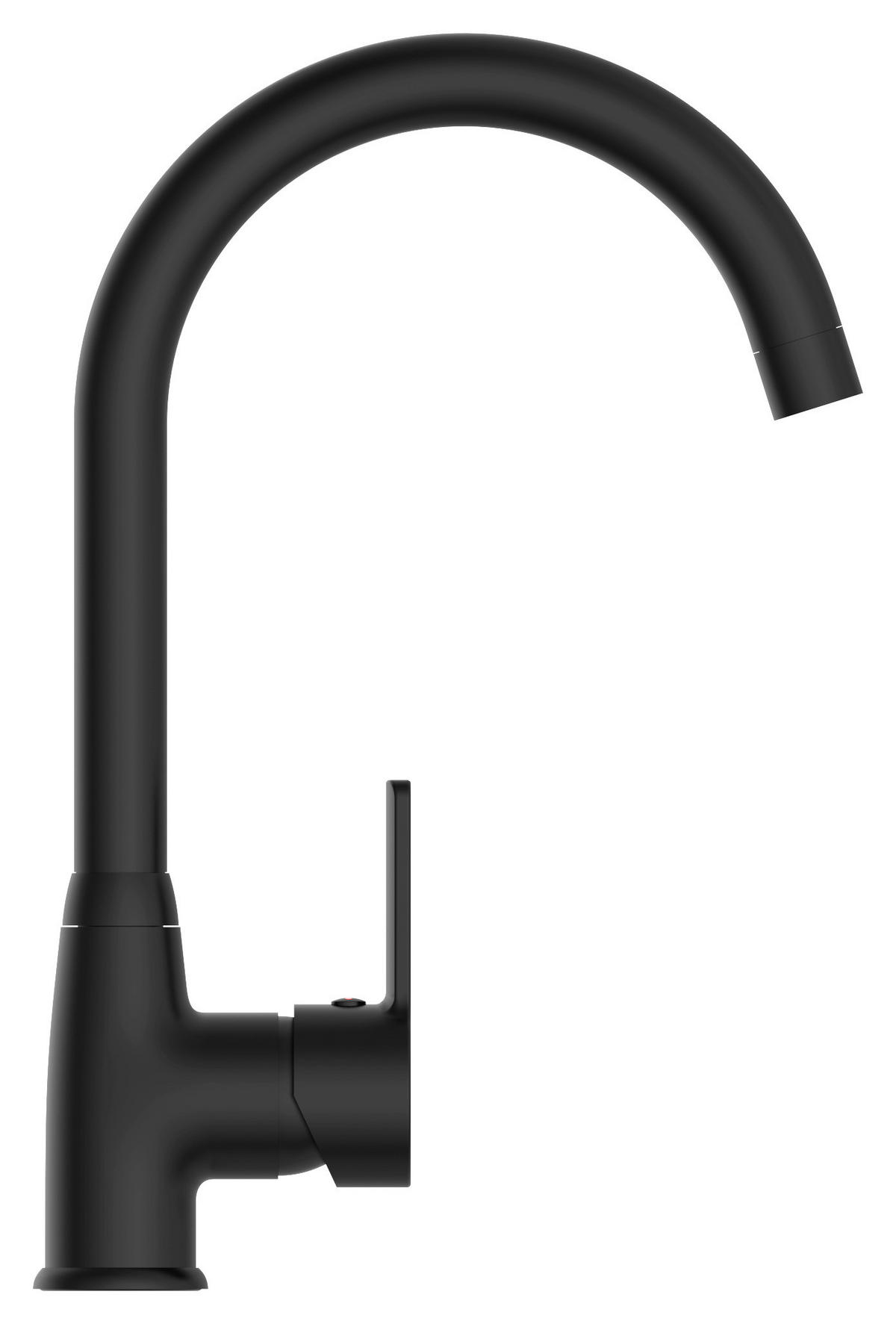 Spültisch-Armatur Diziani mattschwarz Spültischarmatur_Diziani schwarz - mattschwarz (20,70/4,50/32,00cm) - Eisl