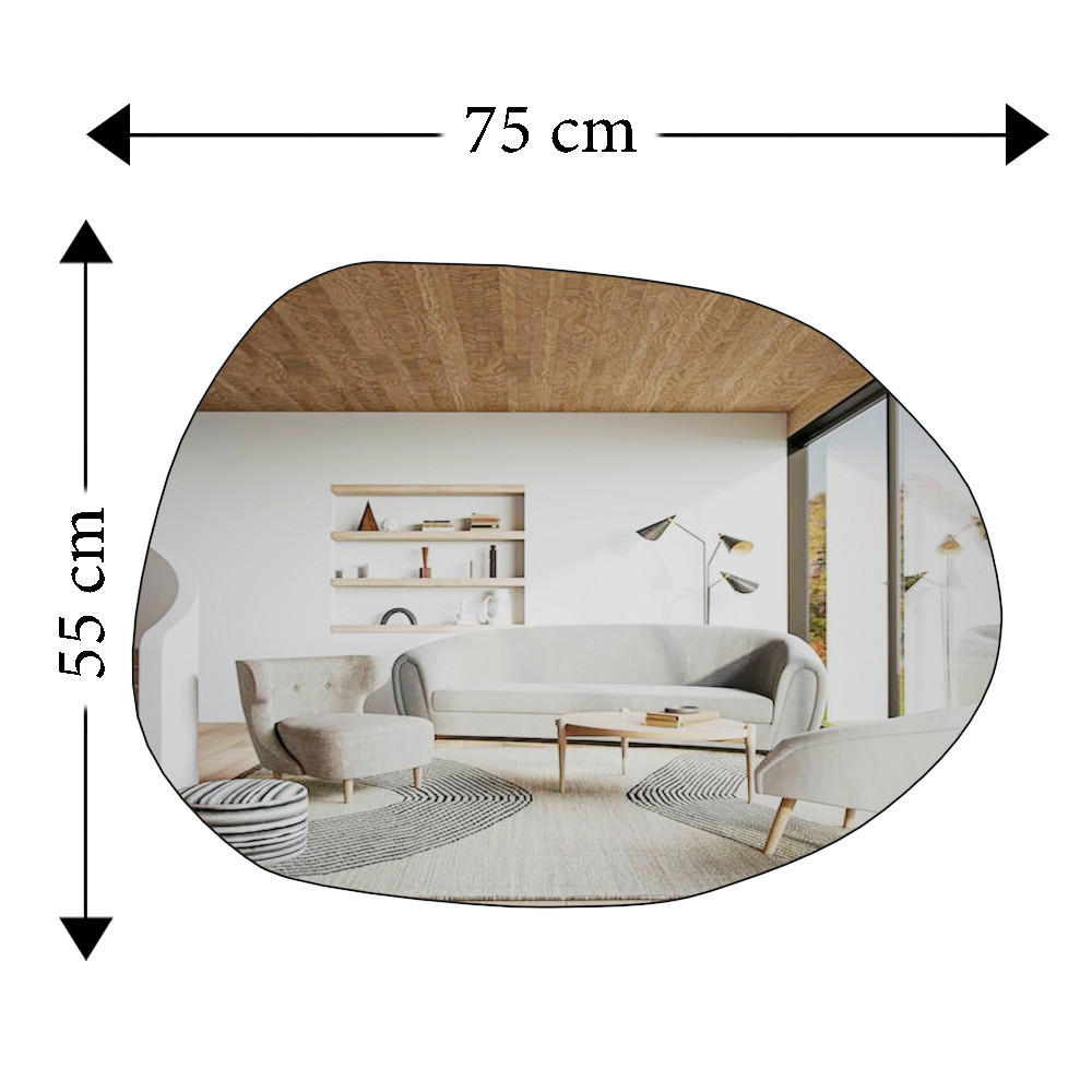 moebel17 Wandspiegel Liora B/H/T: ca. 55x75x2,2 cm Liora - (55,00/75,00/2,20cm) - moebel17