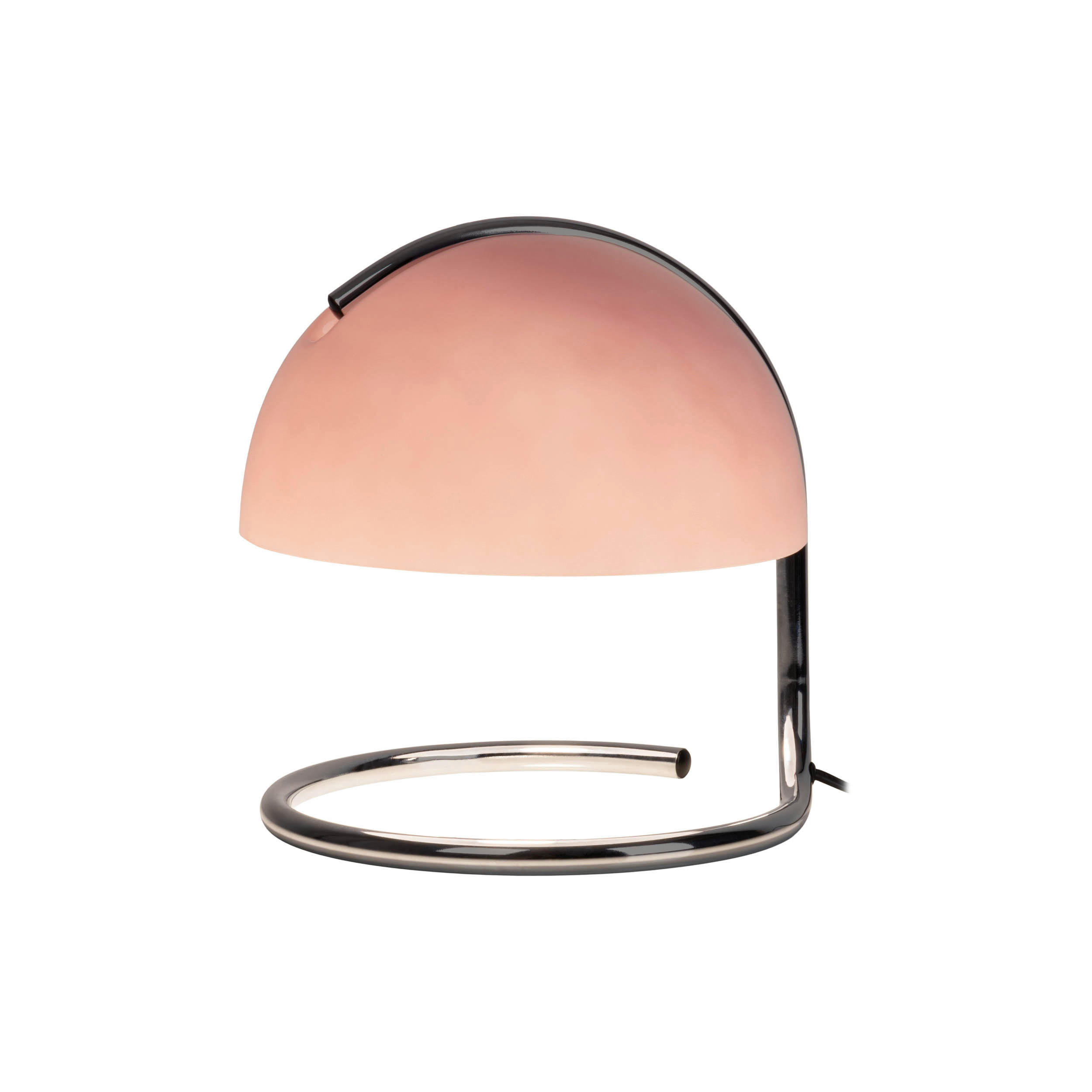 Näve Leuchten Tischleuchte pink Metall Glas B/H/T/D: ca. 23,5x25x23,5x23,5 günstig online kaufen