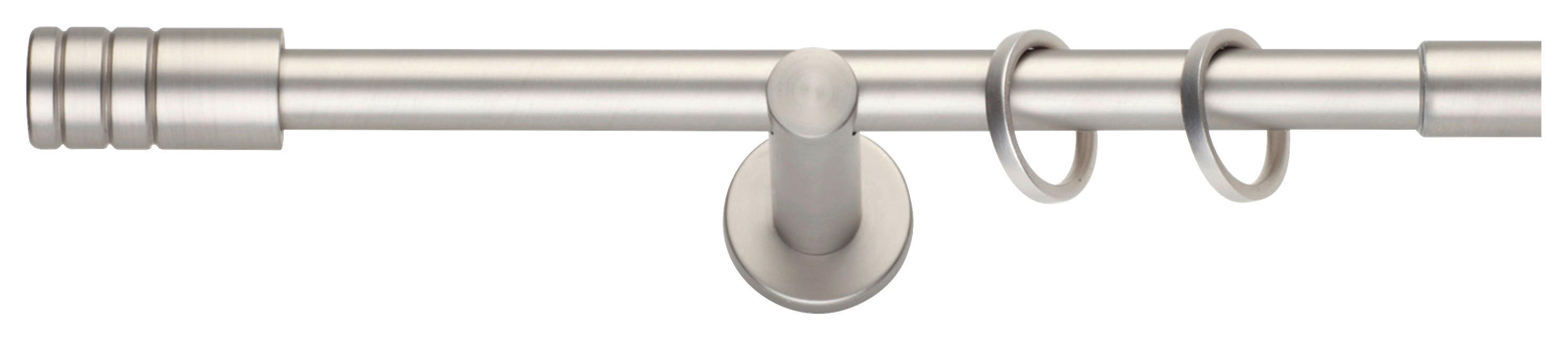 ondeco Stilgarnituren rillcube Edelstahloptik Metall ausziehbar von ca. 120 bis 210 cm 1.0 Läufe rillcube - Edelstahloptik - ondeco