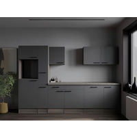 Küchenblock Oliver B/H/T: ca. 310x205x60 cm Oliver - Eiche/grau (310,00/205,00/60,00cm) - Respekta