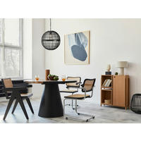 GLOBO Pendelleuchte schwarz Metall H/D: ca. 120x50 cm E27 1 Brennstellen HERMI II - schwarz (50,00/120,00cm) - GLOBO