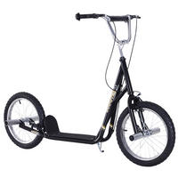 HOMCOM Kinderroller schwarz Kinderroller - schwarz (143,00/58,00/100,00cm) - HOMCOM