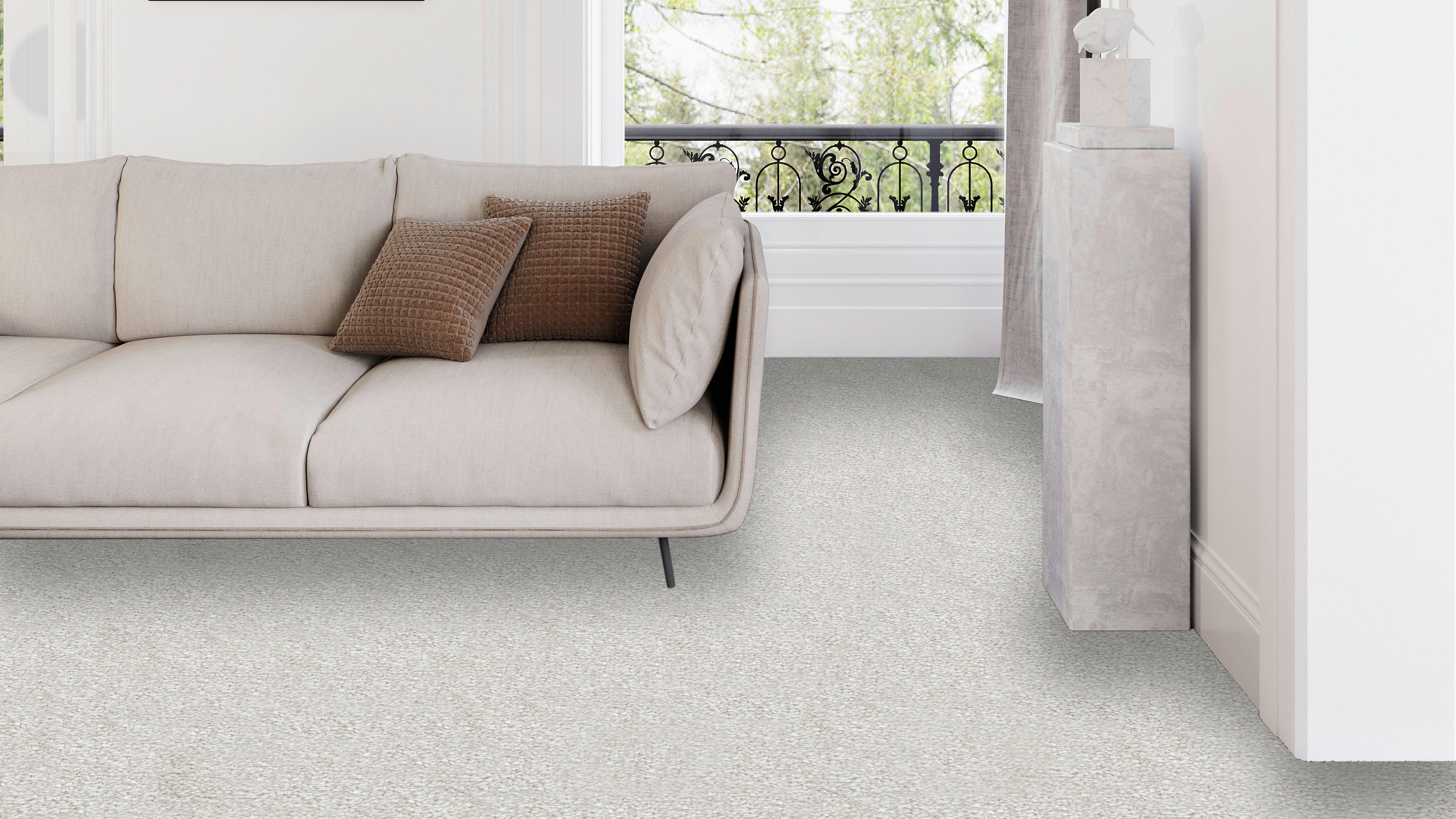 Betap Tufting BV Teppichboden Sobrado creme B: ca. 400 cm pro m² Sobrado - creme (400,00cm) - Betap Tufting BV