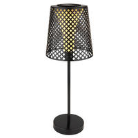 LED-Solarleuchte schwarz Metall H/D: ca. 50x18 cm SOLAR - schwarz (18,00/50,00cm) - GLOBO