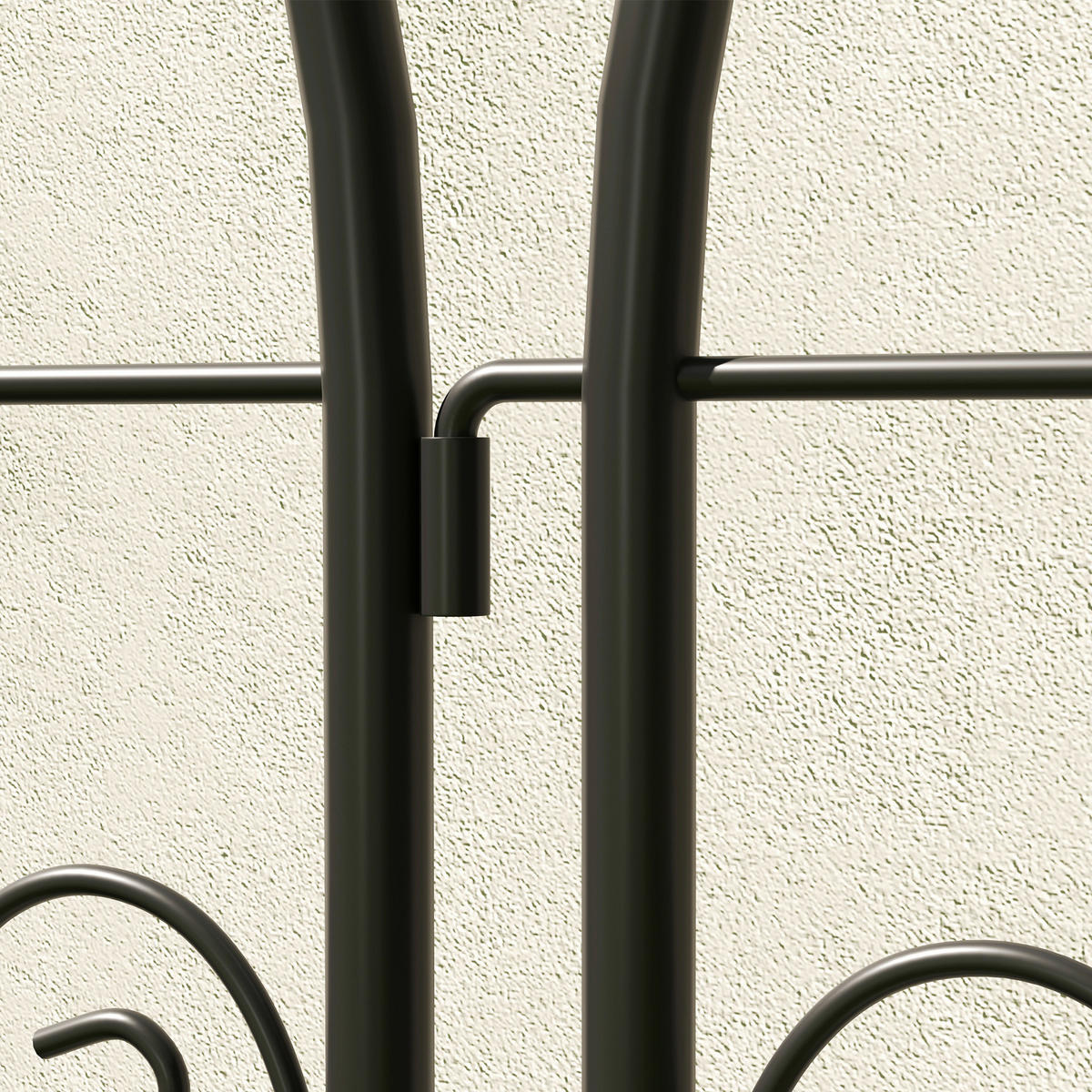 Outsunny Rankgitter 2er Set schwarz B/H/L: ca. 1,3x120x50 cm Rankgitter 2er Set - schwarz (50,00/1,30/120,00cm) - Outsunny