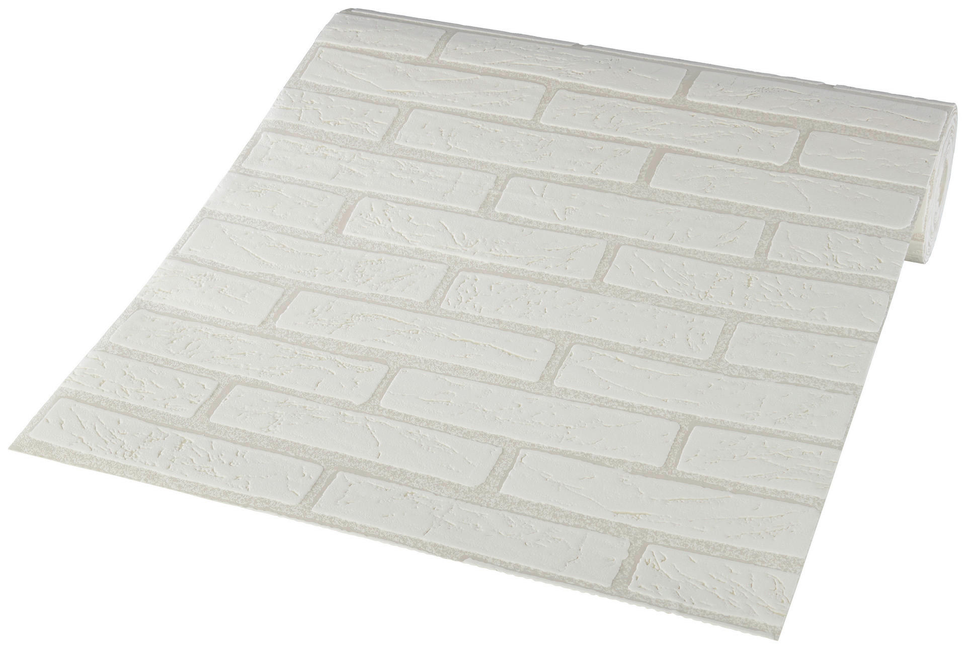 Vliestapete Steinoptik weiß B/L: ca. 53x1005 cm Vliestapete_6451-01 VW10 mitte - weiß (53,00/1005,00cm)