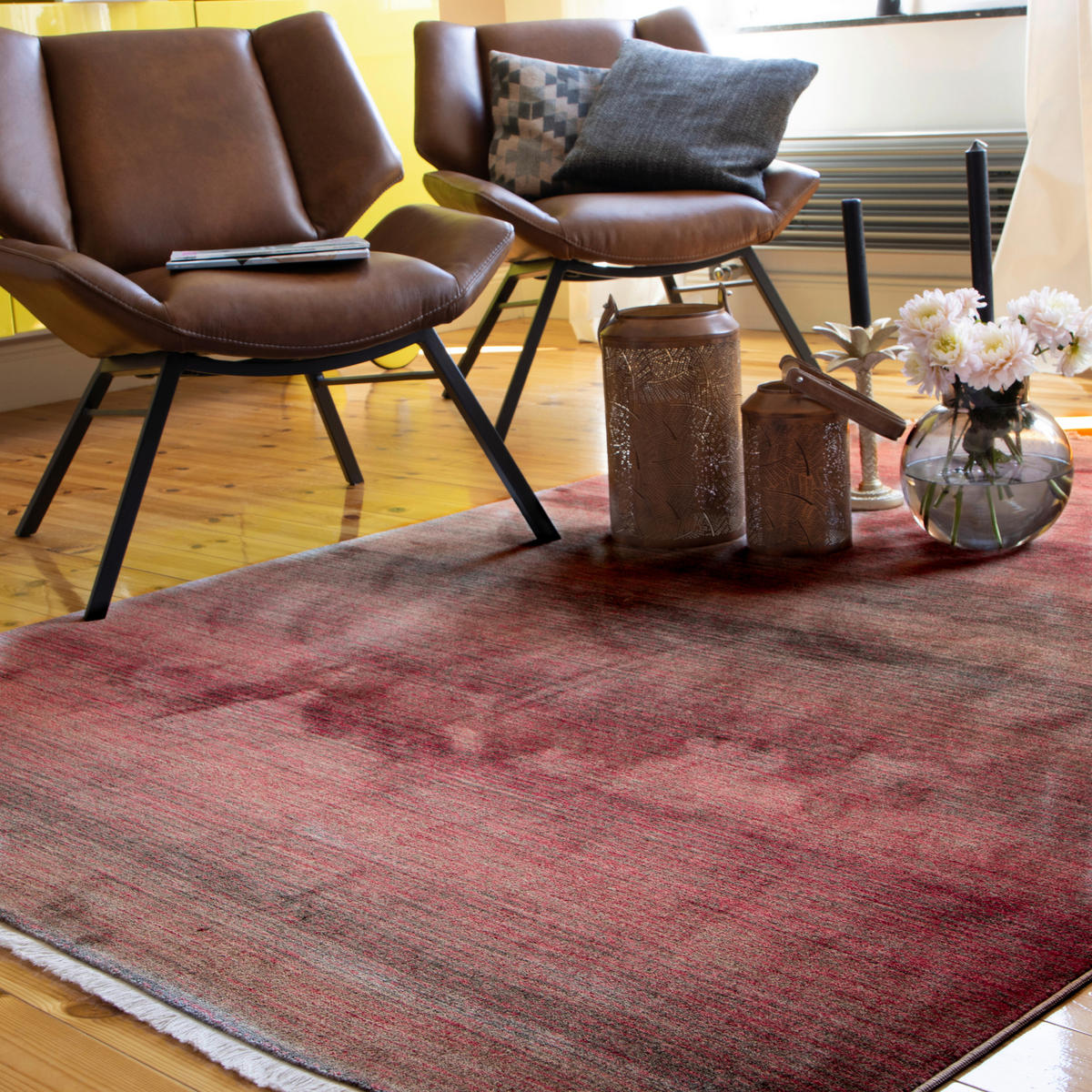 Obsession Teppich My Laos rot B/L: ca. 120x170 cm My Laos - rot (120,00/170,00cm) - Obsession