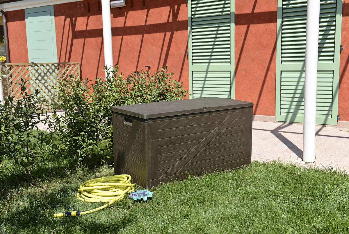 Toomax Aufbewahrungsbox Wood braun Kunststoff B/H/L: ca. 63x56x120 cm Wood - braun (120,00/63,00/56,00cm) - Toomax