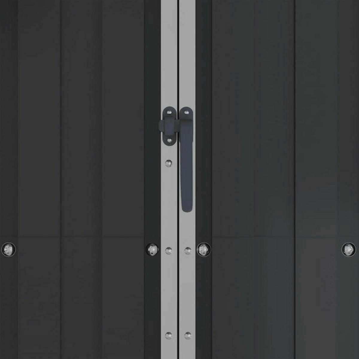 VidaXL Gerätehaus anthrazit B/H: ca. 116x175 cm Gerätehaus - anthrazit (116,00/175,00cm) - VidaXL