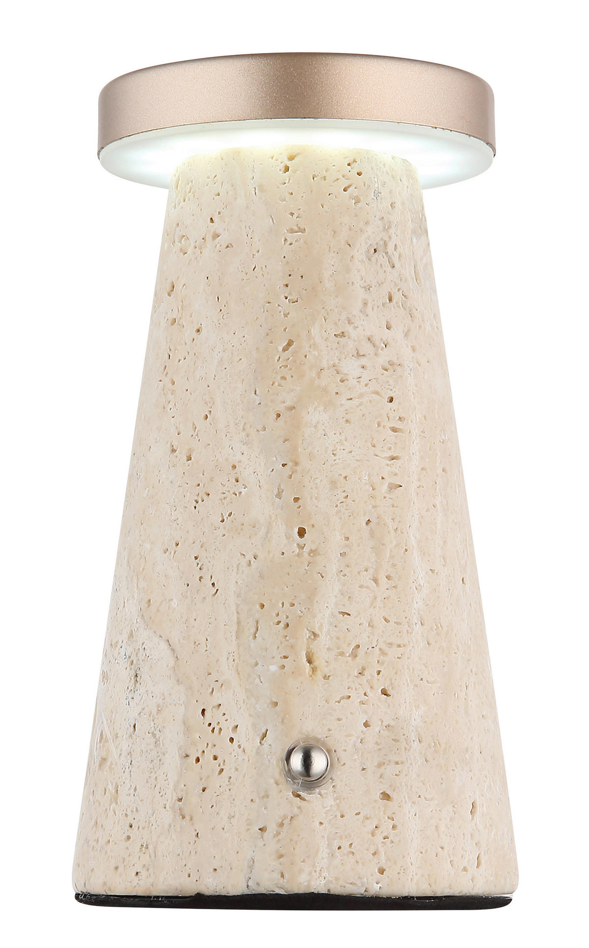 GLOBO Tischleuchte Tischleuchte-Adina - Cappuccino/grau (13,50/13,50/20,50cm) - GLOBO