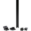 Gardinenschiene smart schwarz Metall L: ca. 120 cm 1.0 Läufe smart - schwarz (120,00cm) - ondeco