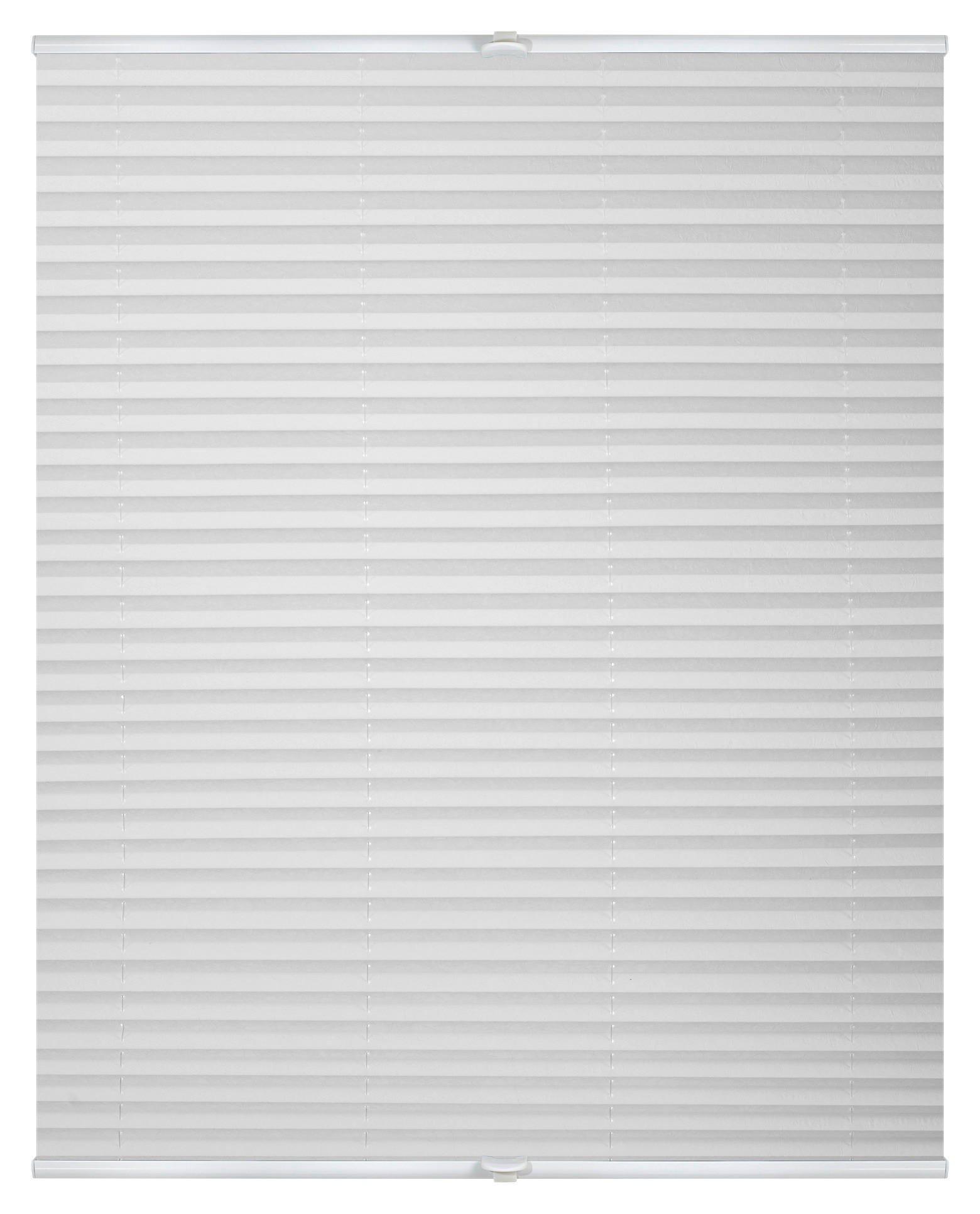 Spannplissee weiß B/L: ca. 50x130 cm Plissee_Klemmfix - weiß (50,00/130,00cm)