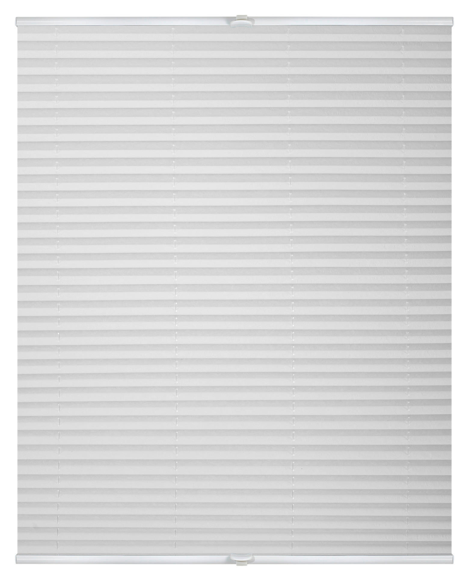 Spannplissee weiß B/L: ca. 95x130 cm Plissee_Klemmfix - weiß (95,00/130,00cm) - LICHTBLICK