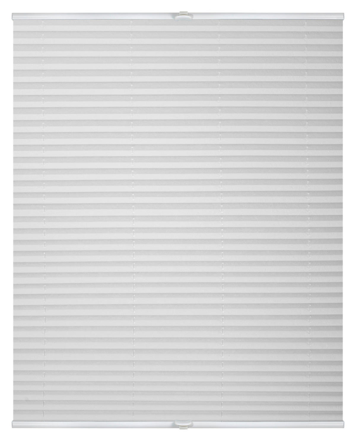 Spannplissee weiß B/L: ca. 95x130 cm Plissee_Klemmfix - weiß (95,00/130,00cm) - LICHTBLICK