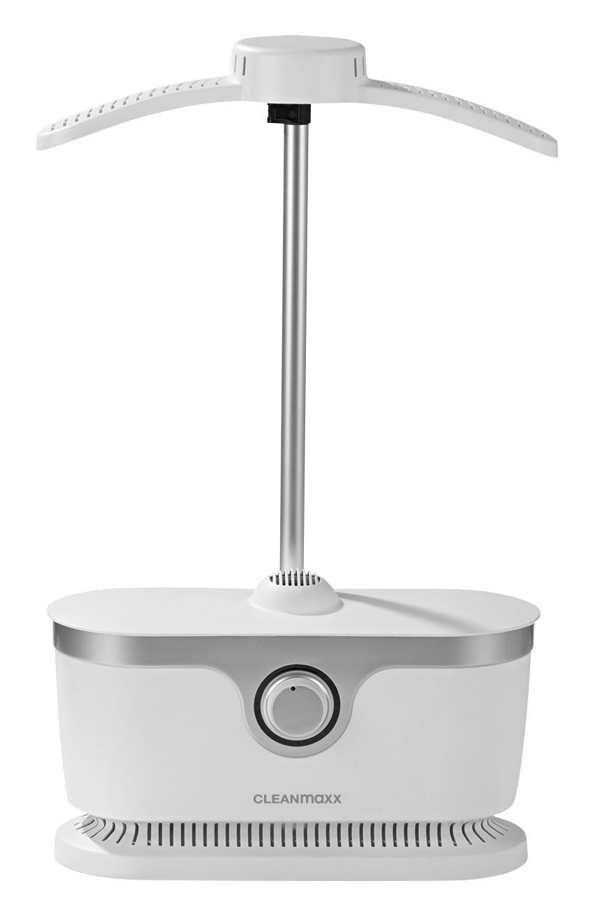 CLEANmaxx Hemden-/Blusenbügler 384 weiß silber Nylon Edelstahl Kunststoff B/H/L: ca. 16x100x58 cm Hemden-/Blusenbügler_CLEANmaxx - weiß/silber (58,00/16,00/100,00cm) - CLEANmaxx