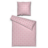 Seersucker Bettwäsche Bettwäsche_Micro-Seersucker Herz - rosa (135,00/200,00cm)