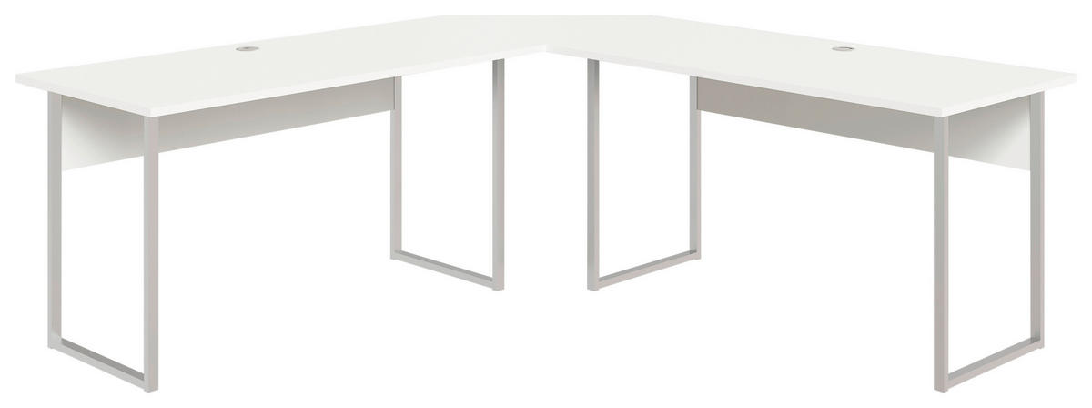 Winkelschreibtisch  B/H/T: ca. 204x74x204 cm Princeton_Winkelschreibtisch - weiß (204,00/74,00/204,00cm)