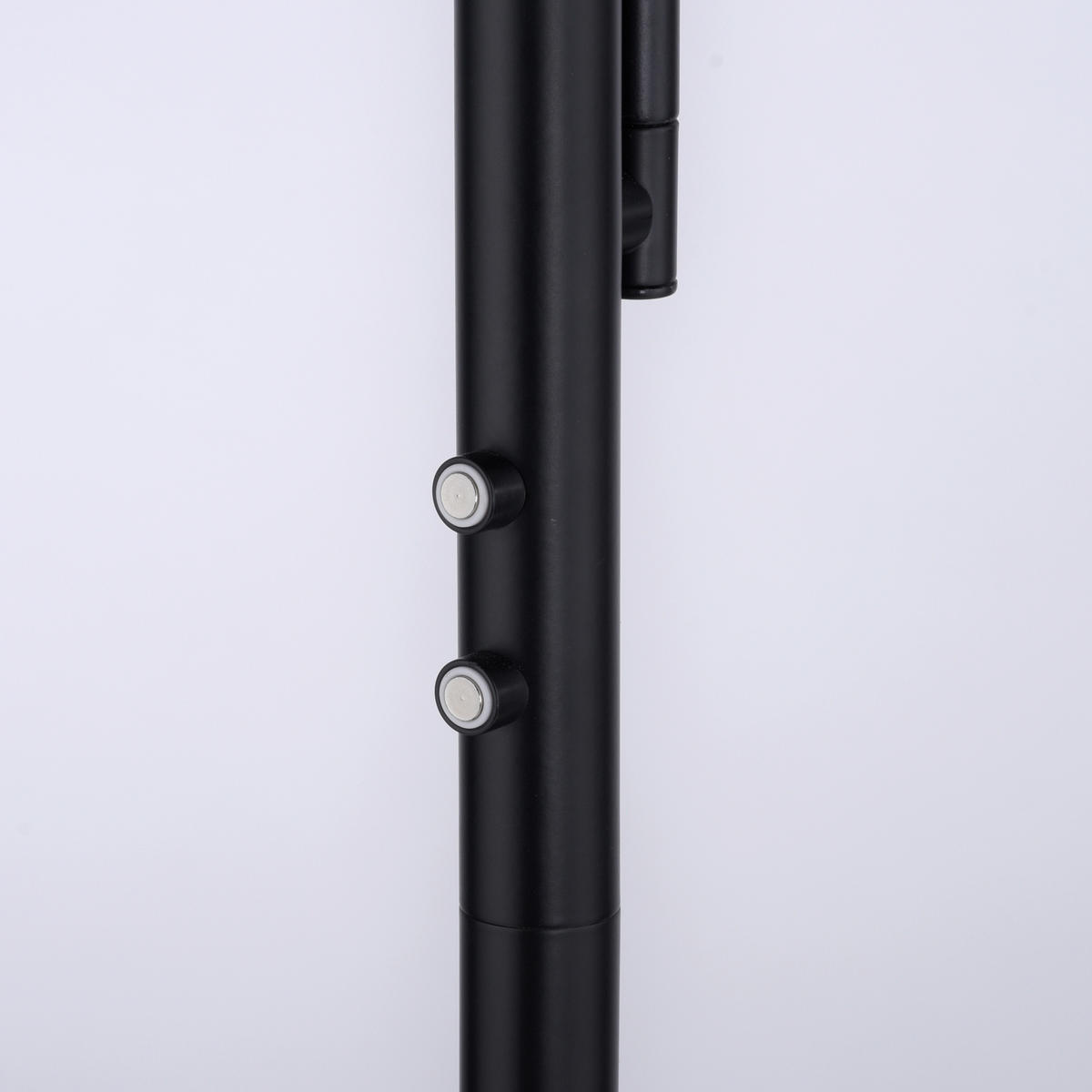 Just Light LED-Deckenfluter HANS 11710-18 schwarz Eisen Kunststoff B/H/T: ca. 25x190x25 cm 2 Brennstellen HANS - schwarz (25,00/190,00/25,00cm) - Just Light