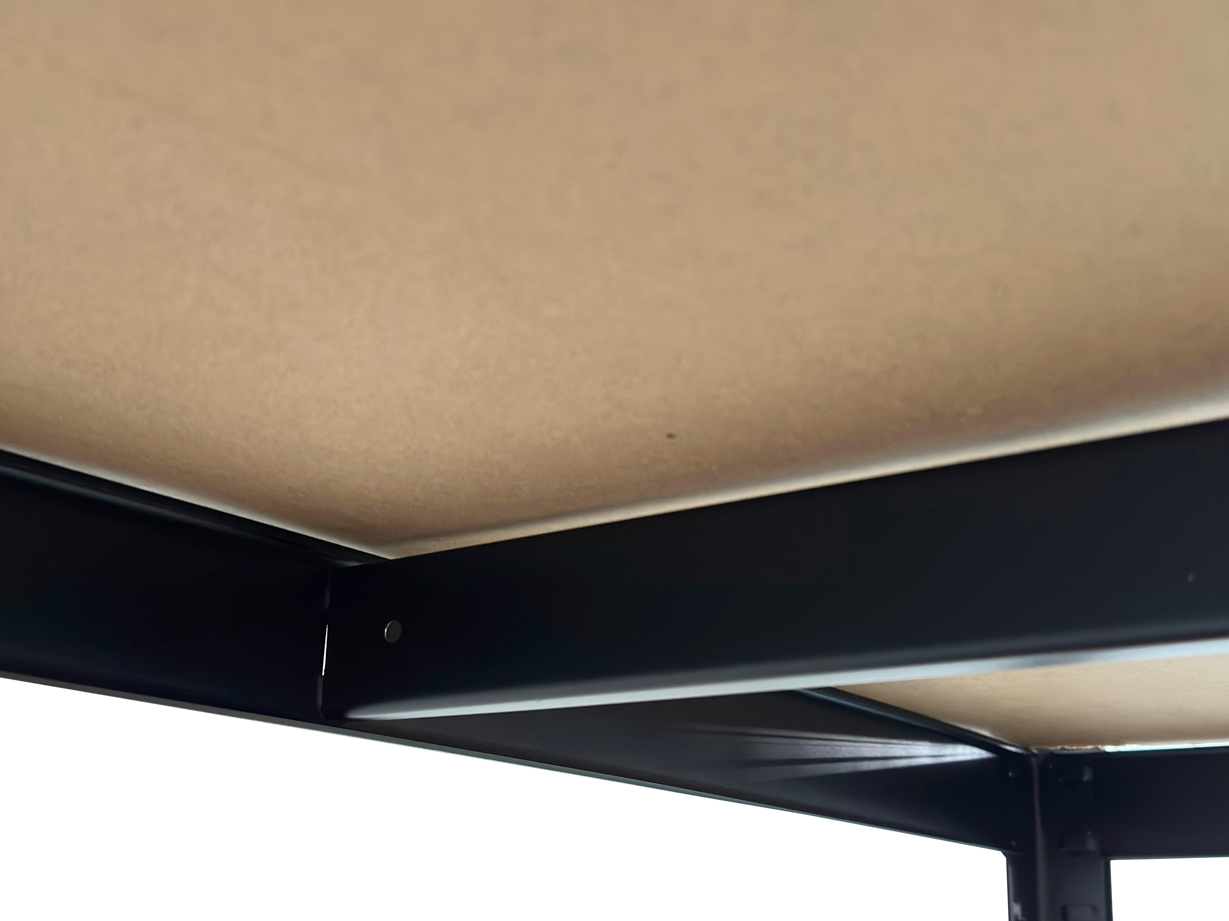 Schwerlaststeckregal schwarz B/H/T: ca. 90x180x40 cm Schwerlaststeckregal 180x90x40cm S - schwarz (90,00/180,00/40,00cm)