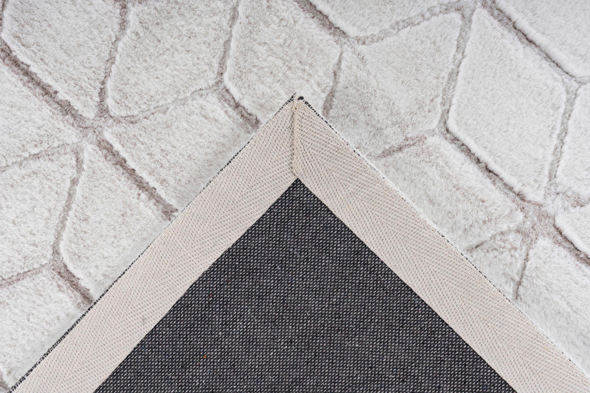 360Living Teppich Vivica weiß B/L: ca. 160x230 cm Vivica - weiß/rosé (160,00/230,00cm) - 360Living