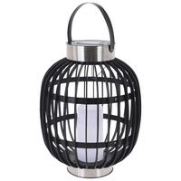 Solarlaterne schwarz Polypropylen B/H/L: ca. 35x35x46 cm Solarlaterne - schwarz (46,00/35,00/35,00cm)