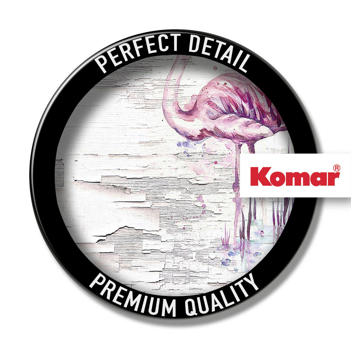 Komar Fototapete Pink Flamingo B/L: ca. 200x250 cm Pink Flamingo - (200,00/250,00cm) - Komar
