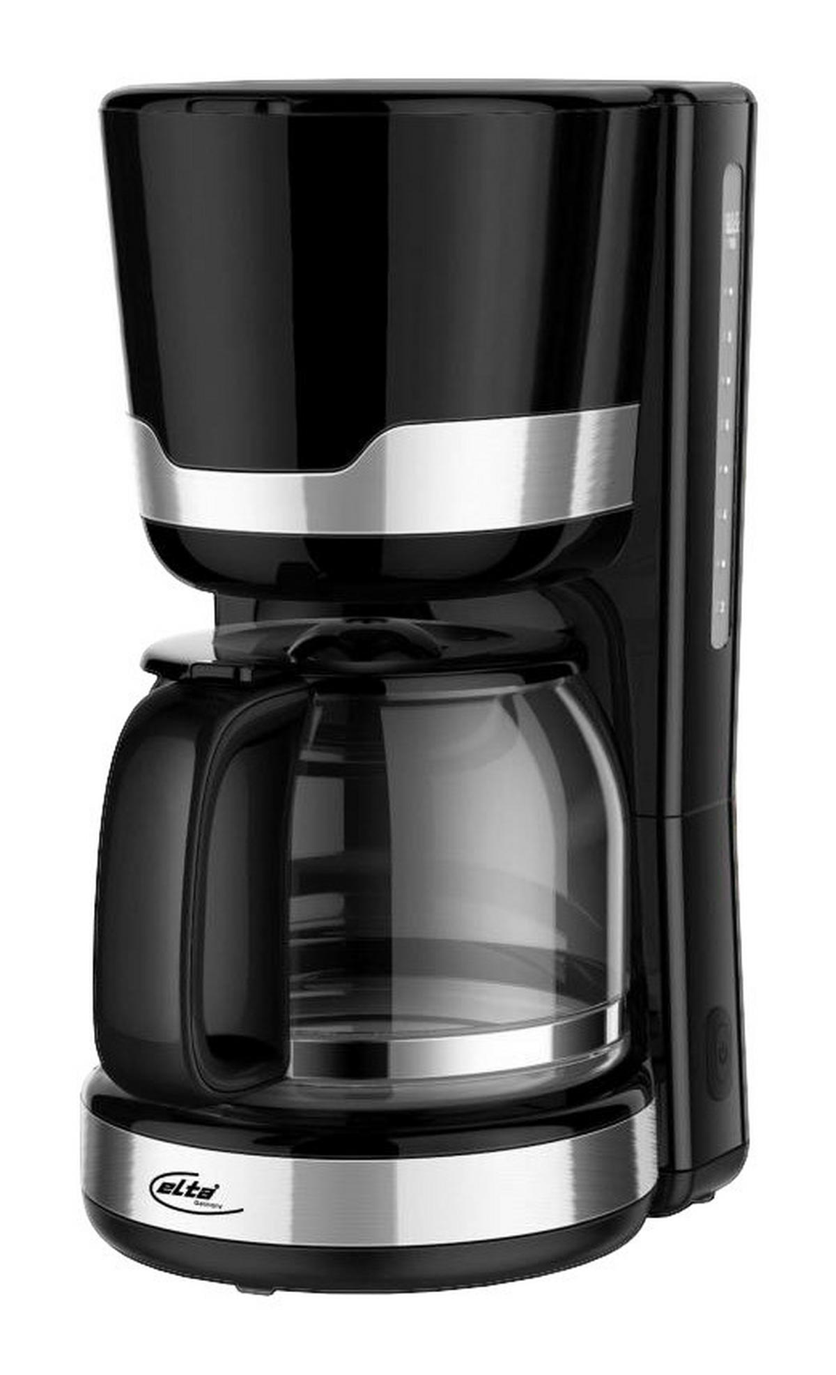 Elta Kaffeeautomat KME-900.15 schwarz silber Kunststoff Glas Black Line - schwarz/silber - Elta