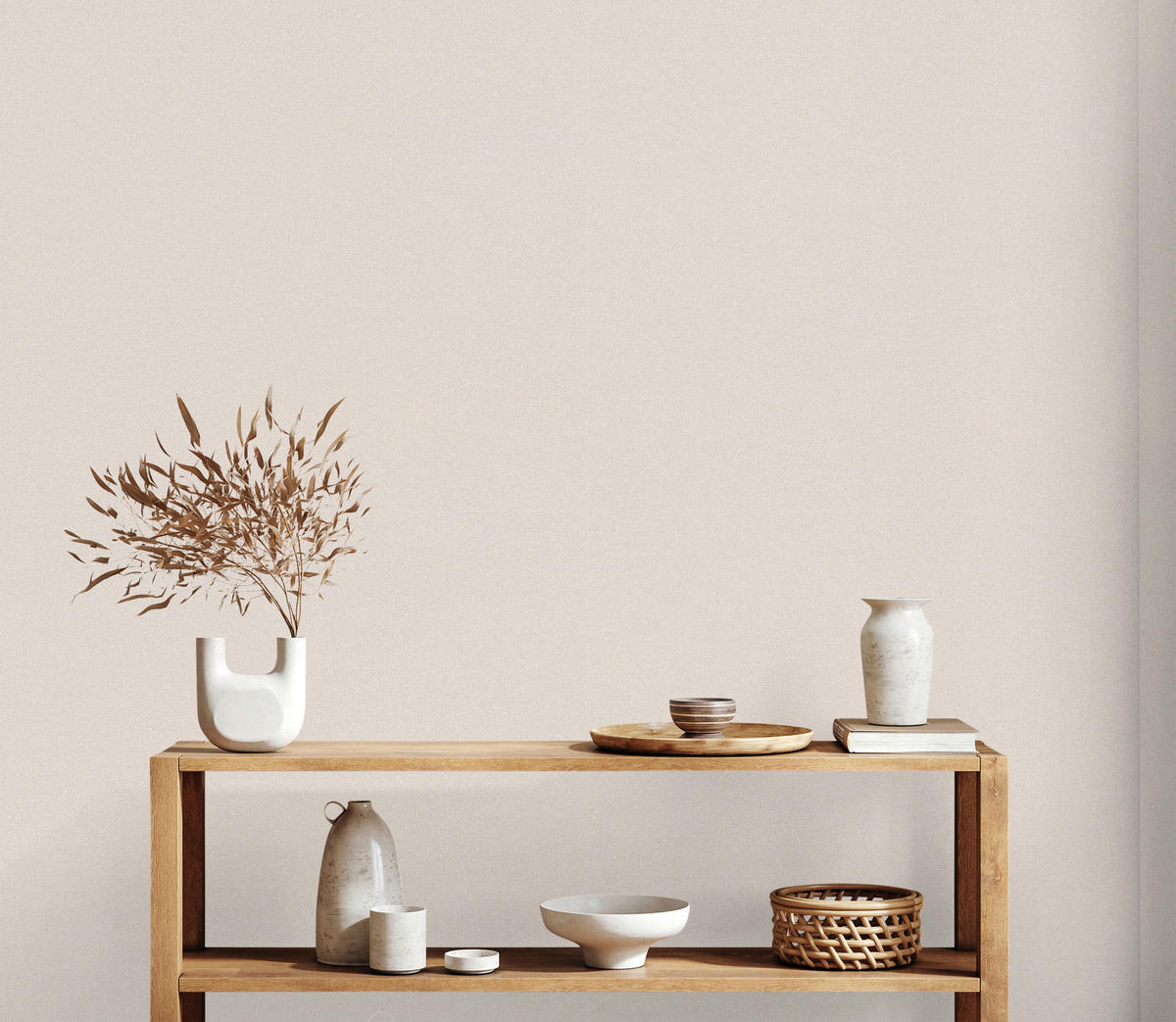 A.S.Creation Vliestapete Terra Uni beige B/L: ca. 53x1005 cm Terra - beige (53,00/1005,00cm) - A.S.Creation