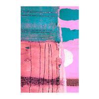 Komar Poster Pinky Allegro Abstrakt B/L: ca. 50x70 cm Pinky Allegro - (50,00/70,00cm) - Komar