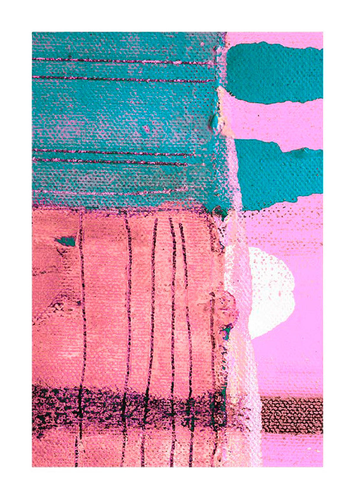Komar Poster Pinky Allegro Abstrakt B/L: ca. 50x70 cm Pinky Allegro - (50,00/70,00cm) - Komar