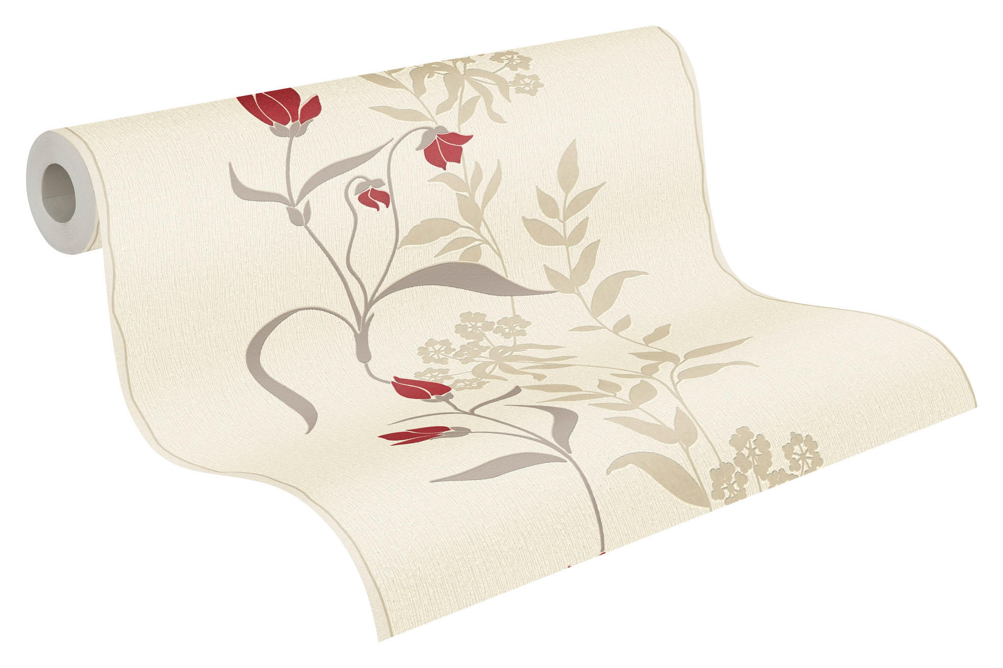 Livingwalls Vliestapete Best of Vlies Floral creme B/L: ca. 53x1005 cm Best of Vlies - creme (53,00/1005,00cm) - Livingwalls