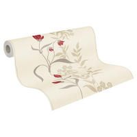 Livingwalls Vliestapete Best of Vlies Floral creme B/L: ca. 53x1005 cm Best of Vlies - creme (53,00/1005,00cm) - Livingwalls